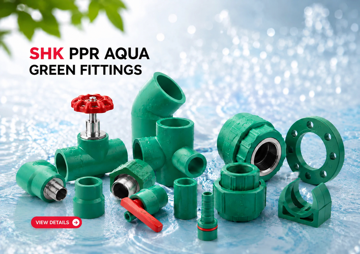SHK Aqua Green Fittings